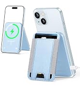 For Magsafe Wallet Stand, 15W Wired Magnetic Charging Stand for iPhone 15/14/13/12 Series, Vegan ...