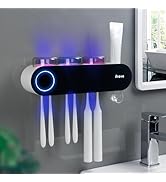 iHave Toothbrush Holders for Bathrooms, UV Toothbrush Sanitizer and Holder Smart Home Bathroom Ac...