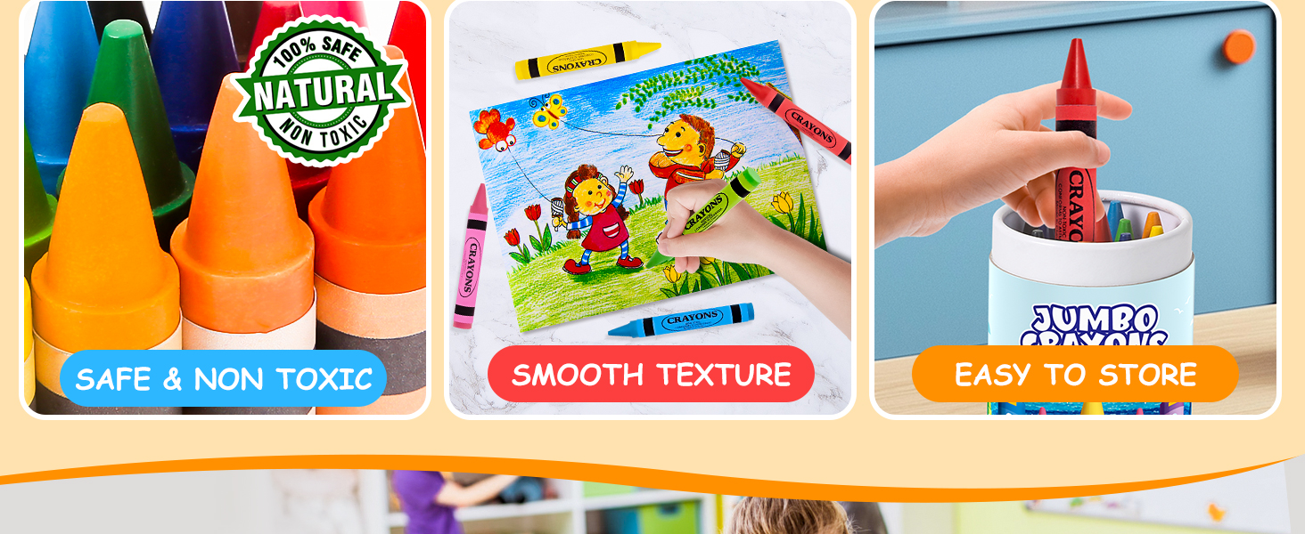 Crayons for Kids Ages 2-4