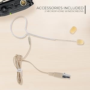 In Ear Back Electric Microphone - Portable Omnidirectional Wired Headset Pro Voice Audio Condenser