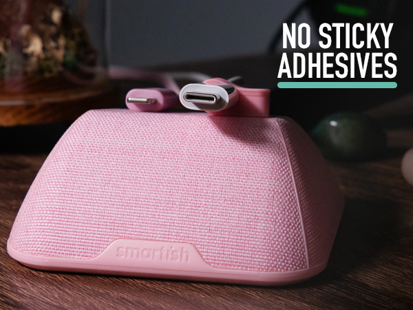 magnetic cable holder cord organizer manager desk nightstand table lightning usb c best gift chord