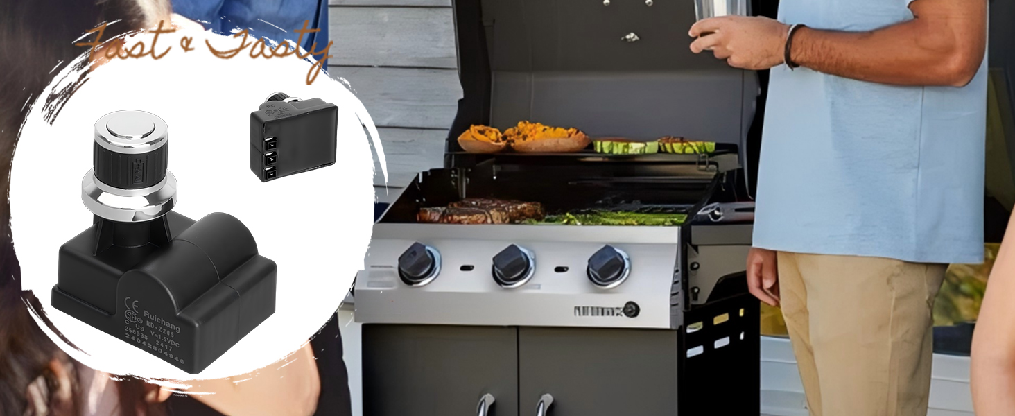 Universal 3-Outlets Igniter for Charbroil 463215512 463215714 463215513