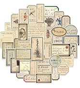 Bomichi 140 Pcs Vintage Aesthetic Stickers for Adults, Junk Journal Supplies for Scrapbooking Bul...
