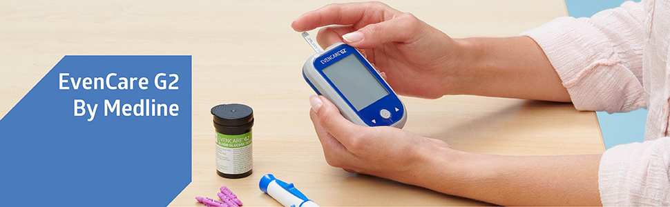 EvenCare G2 Blood Glucose Monitoring Starter Kit