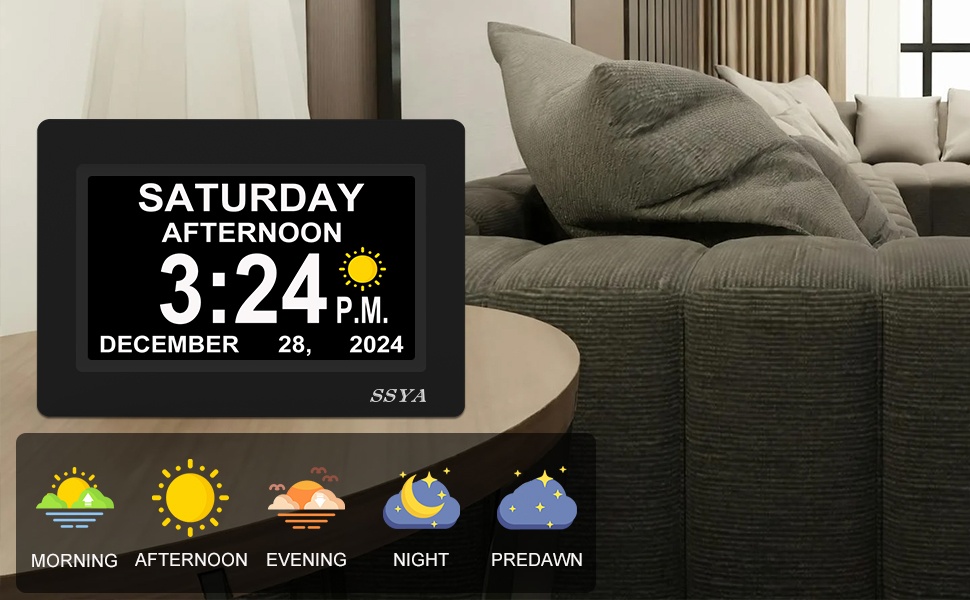 Dementia Clock for Seniors