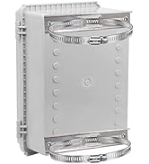 Zulkit Junction Box,IP67 Waterproof Clear Electrical Box 17.7"x13.8"x7.9"/450x350x200mm with 304 ...
