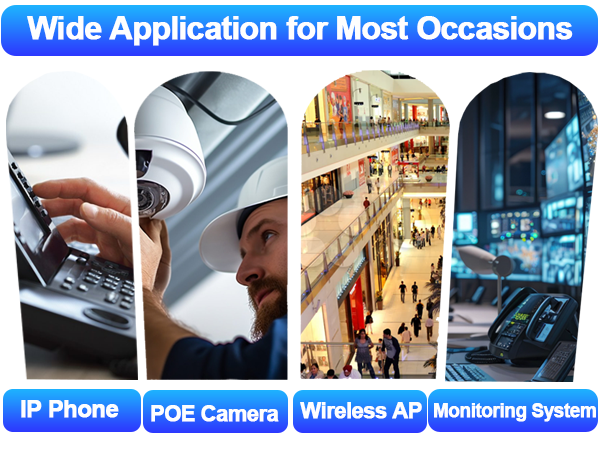 PoE Switch 1 in 3 Out