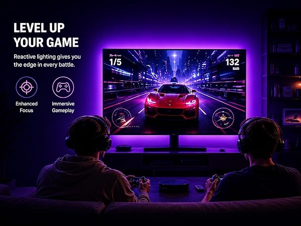 Level up your game with reactive backlighting. Enhanced focus and immersive play, every match.