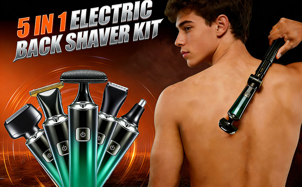 5in1 back shaver