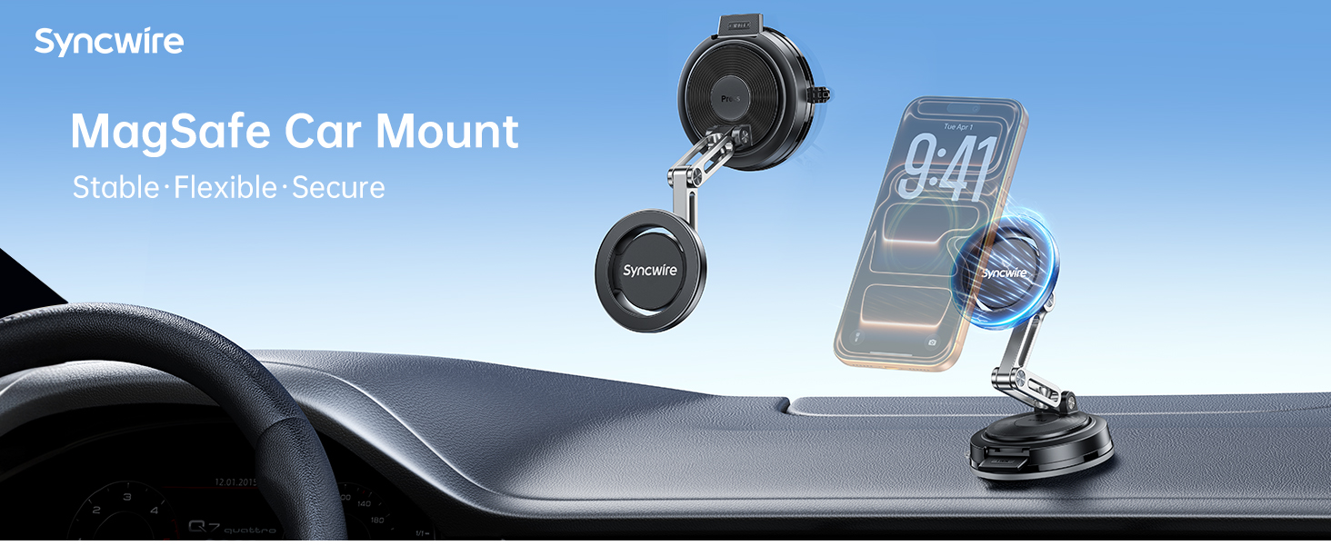 SYNCWIRE for MagSafe Car Mount