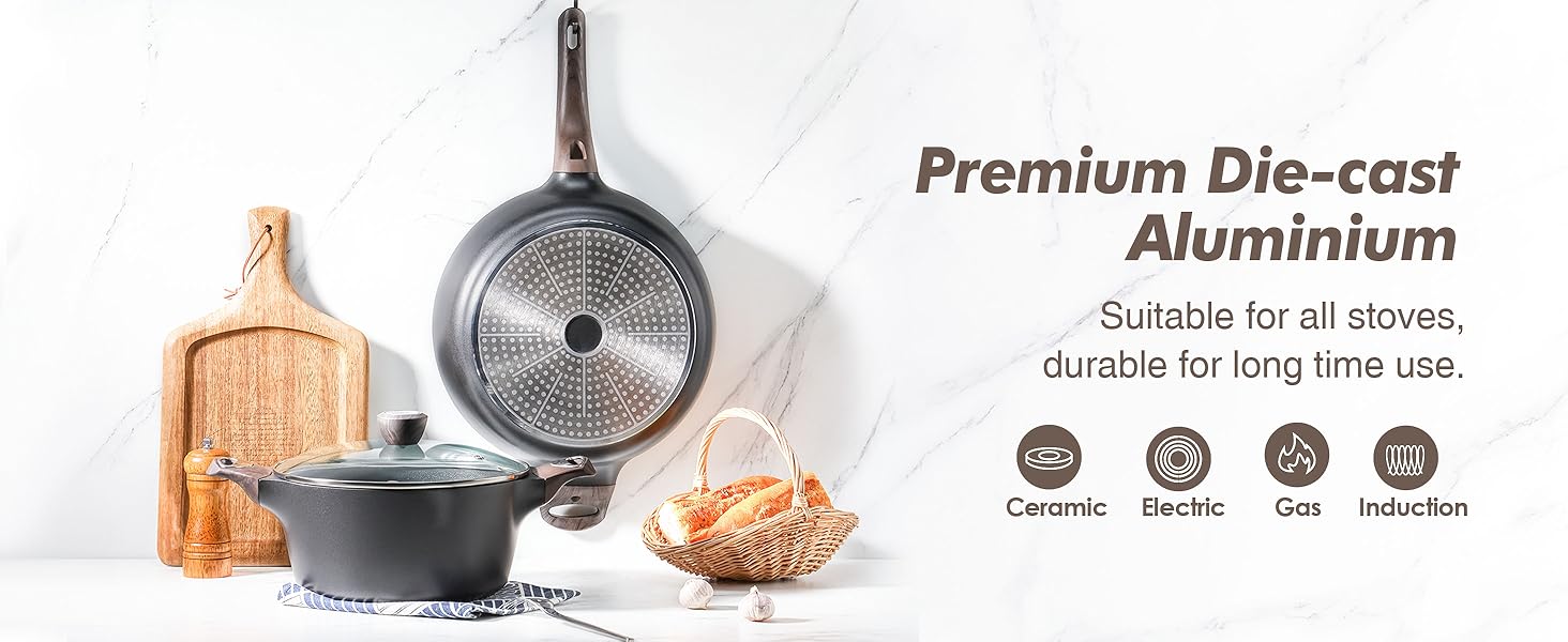 nonstick skillet with lid