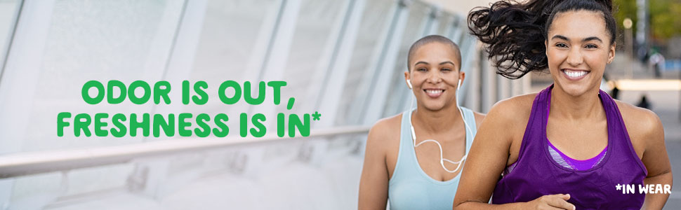 Odor is out, freshness is in* *in wear