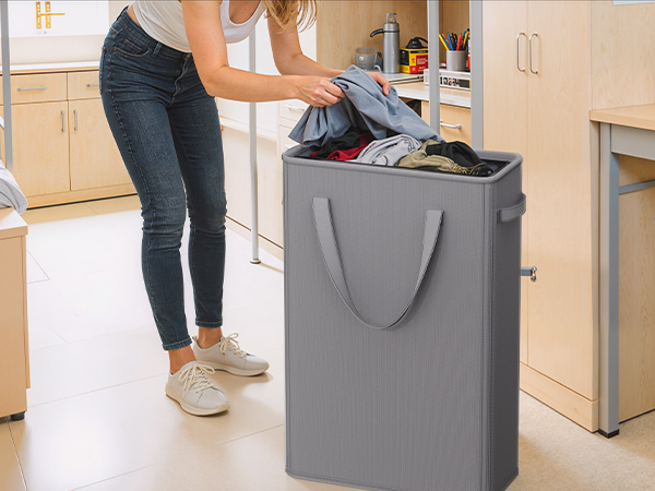 small laundry hamper for dorm