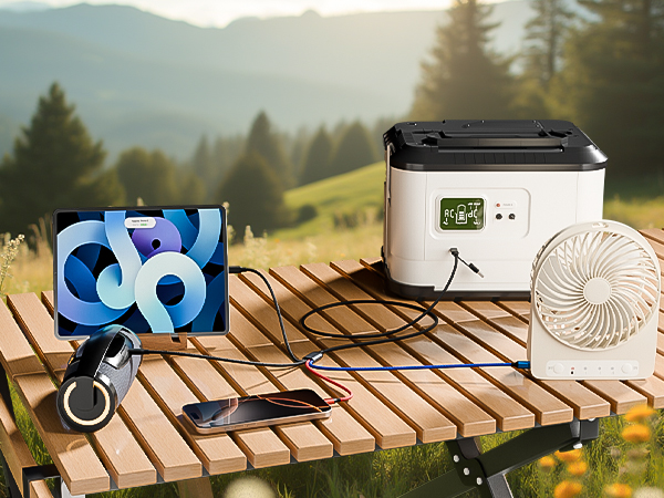 Travel 4 in 2 Charging Cable with Dual Type-C Port