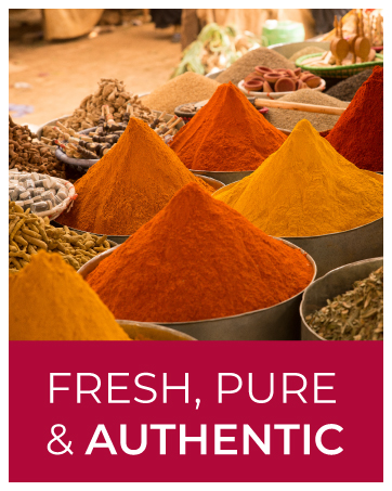 fresh, pure, authentic