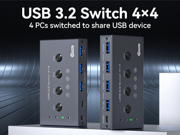usb 3.2 switch 4 computers 4 Port USB Switcher usb switch 4×4