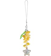 BEEFLYING Flower Beads Phone Charm Strap Aesthetic Y2K Cute Lily of the Valley Cellphone Pendant ...