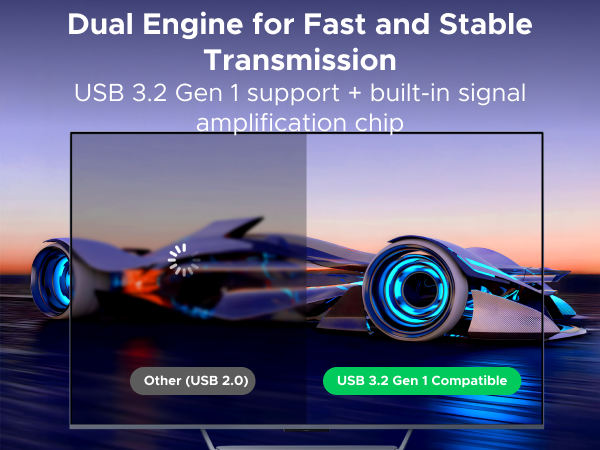 Dual Engine for Fast and Stable Transmission