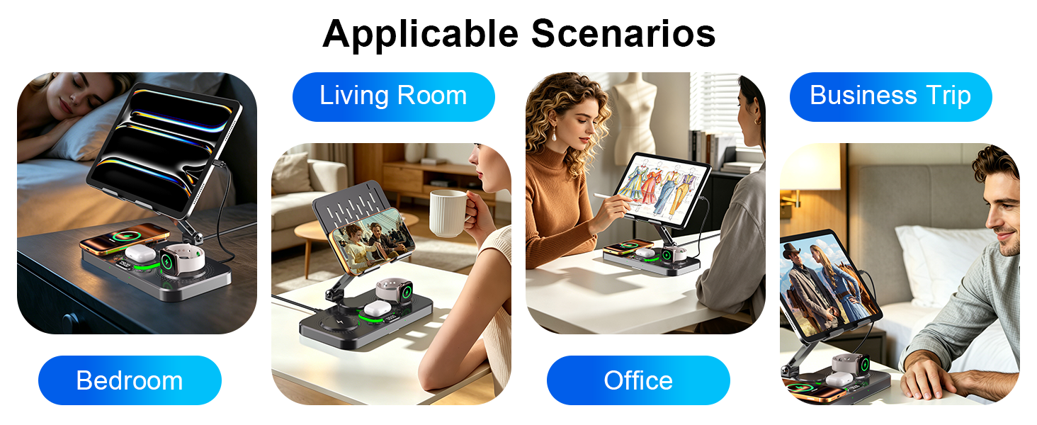 foldable charging station for apple devices