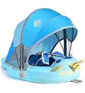 Mambobaby Float Add Tail No Flip Over Non-Inflatable Baby Swim Float Pearl Foam Solid Water Float...