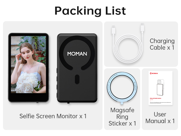 vlog selfie monitor screen iphone