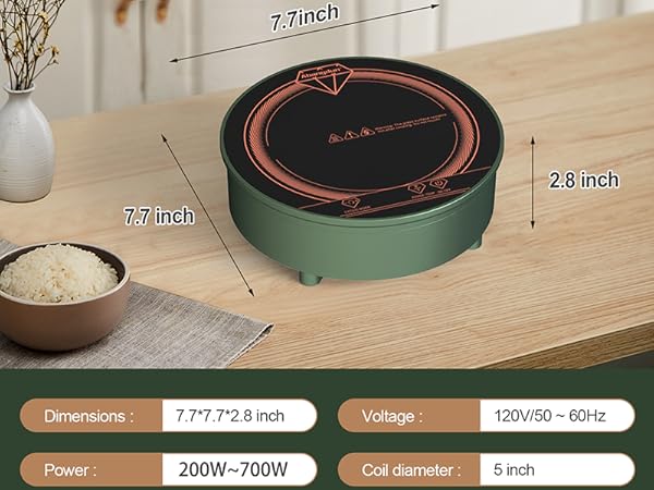 Mini Induction Cooktop for Tea