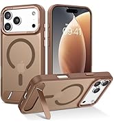 BENTOBEN Magnetic for iPhone Pro Max Case with Invisible Stand [Compatible with Magsafe] Transluc...