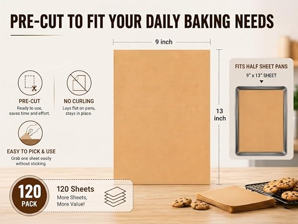 parchment paper sheets