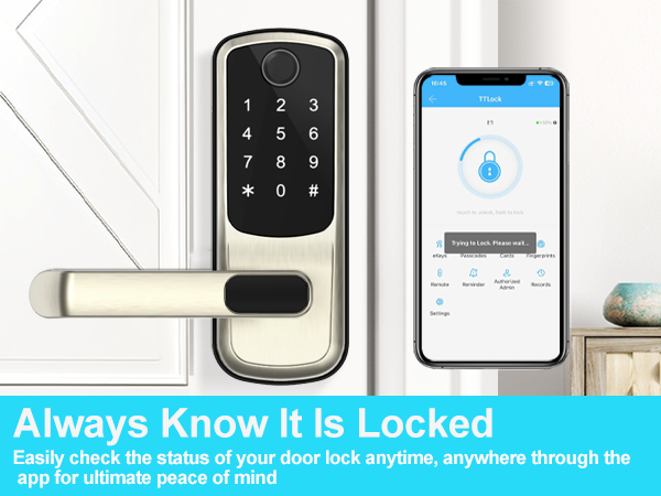 keyless entry door lock