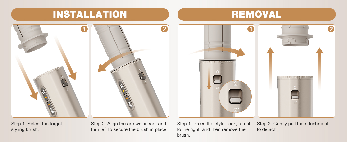 air styler for hair curling