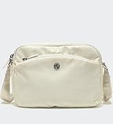 4 Pander Small Crossbody Bag for Women, Lightweight Nylon Everyday Purse with Adjustable Strap