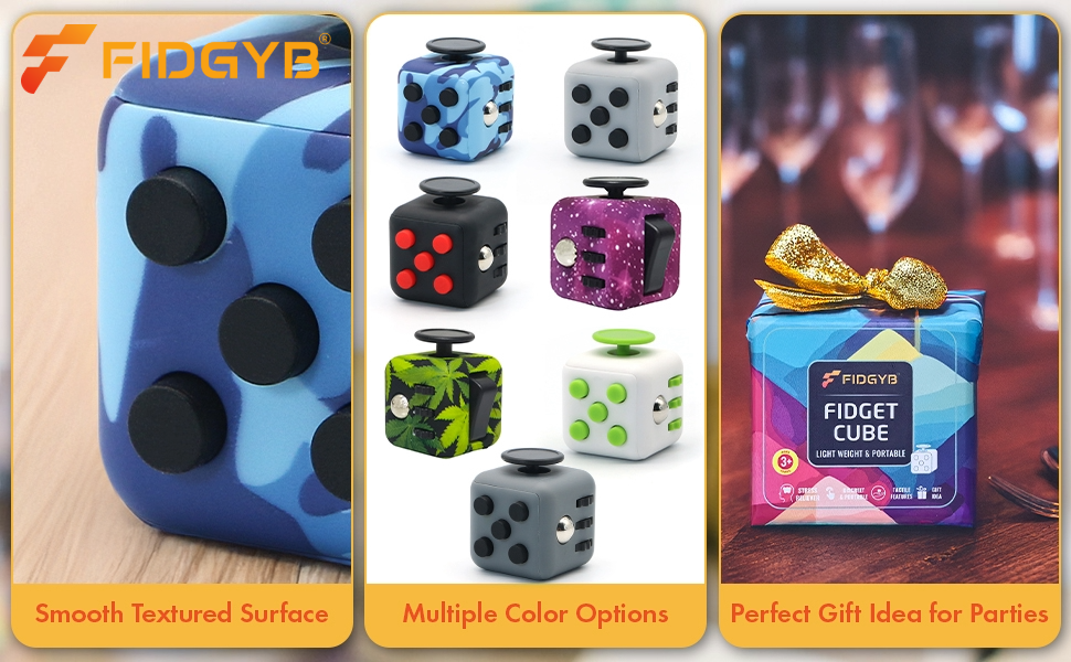 Cube Fidget Toy Colors starry camo leaves black&amp;amp;red white&amp;amp;green white&amp;amp;black