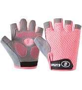 Kids Fingerless Cycling Gloves Non-Slip Bike Gloves for Youth Girls Boys 3-14T, Breathable Gloves...
