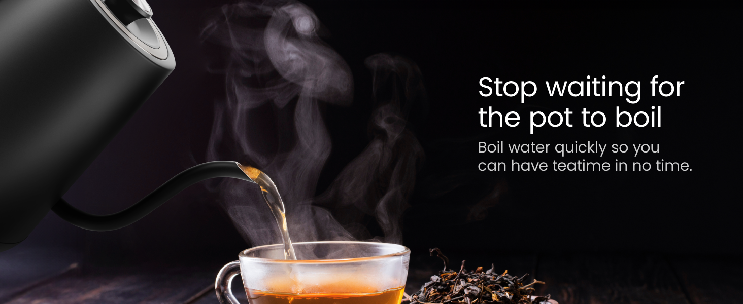 Stop waiting for the pot to boil