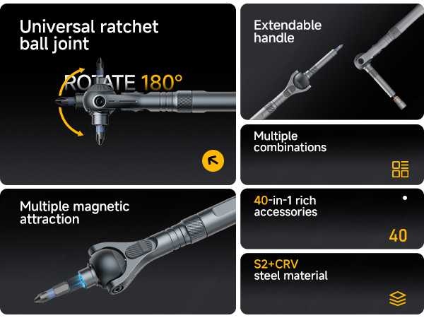 Ratchet Screwdriver Set