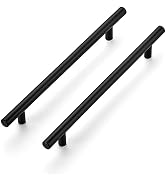 Ravinte 10 Inch Cabinet Handles Matte Black Drawer Pulls Stainless Steel Kitchen Cabinet Hardware...