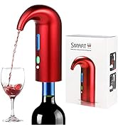 Electric Wine Aerator Pourer, Wine Decanter Pump Dispenser Set Stopper Multi-Smart Automatic Filt...