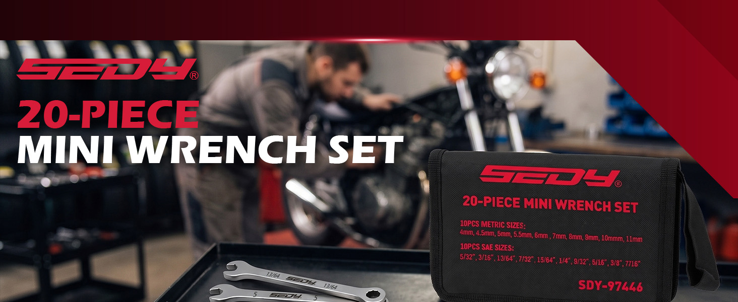 Premium Midget Wrench Set