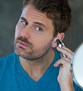 Nose Hair Trimmer for Men Rechargeable USB Ear Nose Eyebrow Trimmer 3 in 1 Electric Facial Hair T...