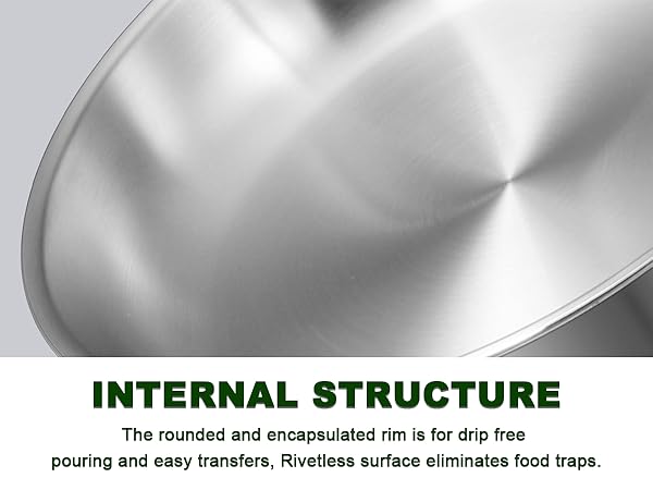 stainless steel saute pan