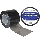 Black Barrier Film 1200 Sheets 4" x 6", Thick Adhesive Disposable Protective PE Film Barrier Tape...