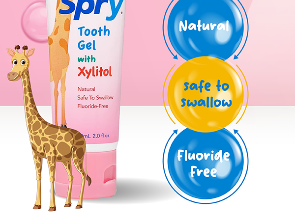 kids toothpaste sensitive teeth natural fluoride free xylitol flavored toddlers flouride-free paste