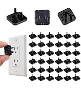 MECCANIXITY 50 Pack Outlet Covers Proofing, Electrical Safety Plug Covers Outlets Socket Proof Ca...