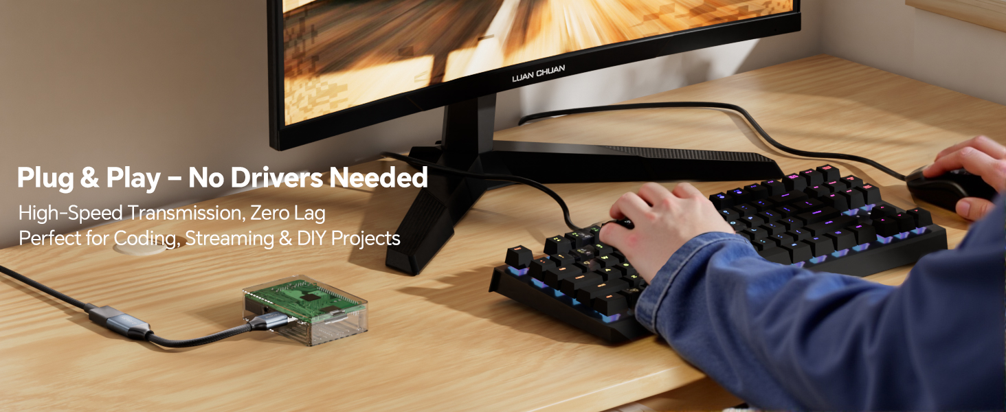 Mini HDMI to HDMI Cable 8K@60Hz/4K@120Hz