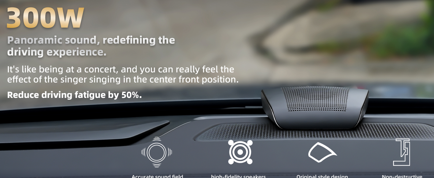 Universal Car Center Channel Speaker