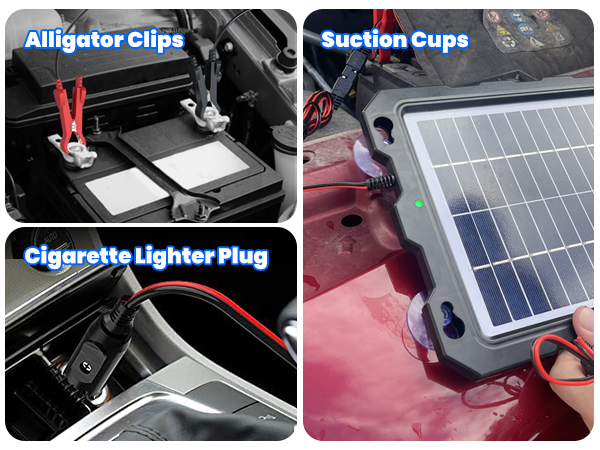 solar car battery trickle charger