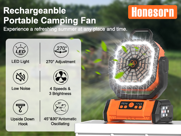 rechargeable fan