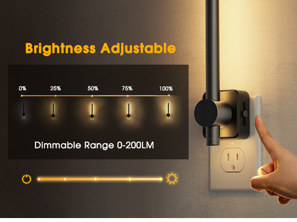 dimmable night light