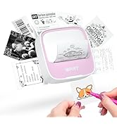 iDPRT Mini Printer with 1 Roll Sticker Paper, Portable Sticker Maker Machine Efficiently and Quic...