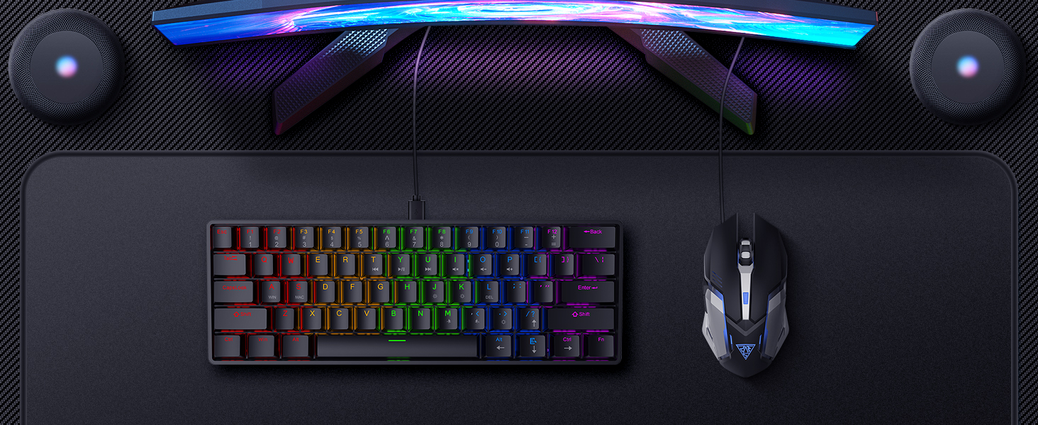 mechanical gaming keyboard and mouse